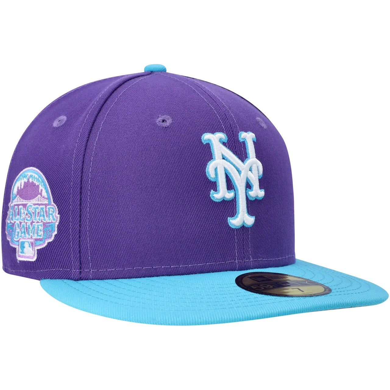 Men's New York Mets New Era Purple Vice 59FIFTY Fitted Hat 3 Men's New York Mets New Era Purple Vice 59FIFTY Fitted Hat