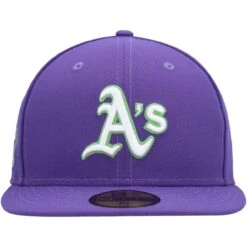 Men's Oakland Athletics New Era Purple Lime Side Patch 59FIFTY Fitted Hat -BigLeagueCaps Store mens new era purple oakland athletics lime side patch 59fifty fitted hat ss5 p 200003613pv 2u 4e12mjvc4hpbhat4v8fnv xejzv3xijzvsslsggvbq