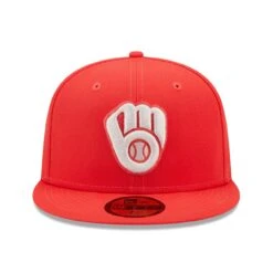 Men's Milwaukee Brewers New Era Red Lava Highlighter Logo 59FIFTY Fitted Hat -BigLeagueCaps Store mens new era red milwaukee brewers lava highlighter logo 59fifty fitted hat ss5 p 4794637pv 2u 8rjgvra5tupwwzlnzl2qv igz6aan6hb9r6bqdu1lx