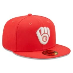 Men's Milwaukee Brewers New Era Red Lava Highlighter Logo 59FIFTY Fitted Hat -BigLeagueCaps Store mens new era red milwaukee brewers lava highlighter logo 59fifty fitted hat ss5 p 4794637pv 3u 8rjgvra5tupwwzlnzl2qv xmlc6oahwm54qlfgqqvq