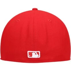 Men's Milwaukee Brewers New Era Red White Logo 59FIFTY Fitted Hat -BigLeagueCaps Store mens new era red milwaukee brewers white logo 59fifty fitted hat pi4208000 altimages ff 4208709 5607a11294c2e8f0b748alt4 full
