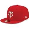 Men's Minnesota Twins New Era Red White Logo 59FIFTY Fitted Hat -BigLeagueCaps Store mens new era red minnesota twins white logo 59fifty fitted hat pi4208000 altimages ff 4208748 4cc8a2bea242050d0432alt1 full