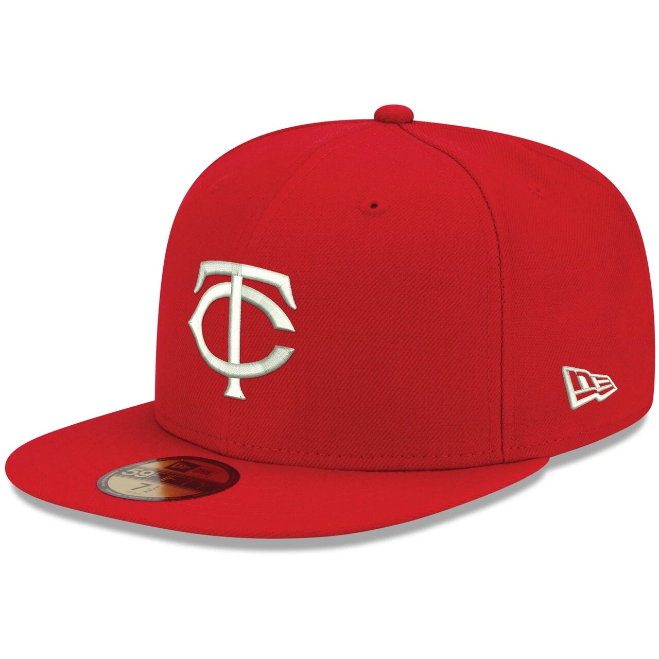 Men's Minnesota Twins New Era Red White Logo 59FIFTY Fitted Hat 3 Men's Minnesota Twins New Era Red White Logo 59FIFTY Fitted Hat