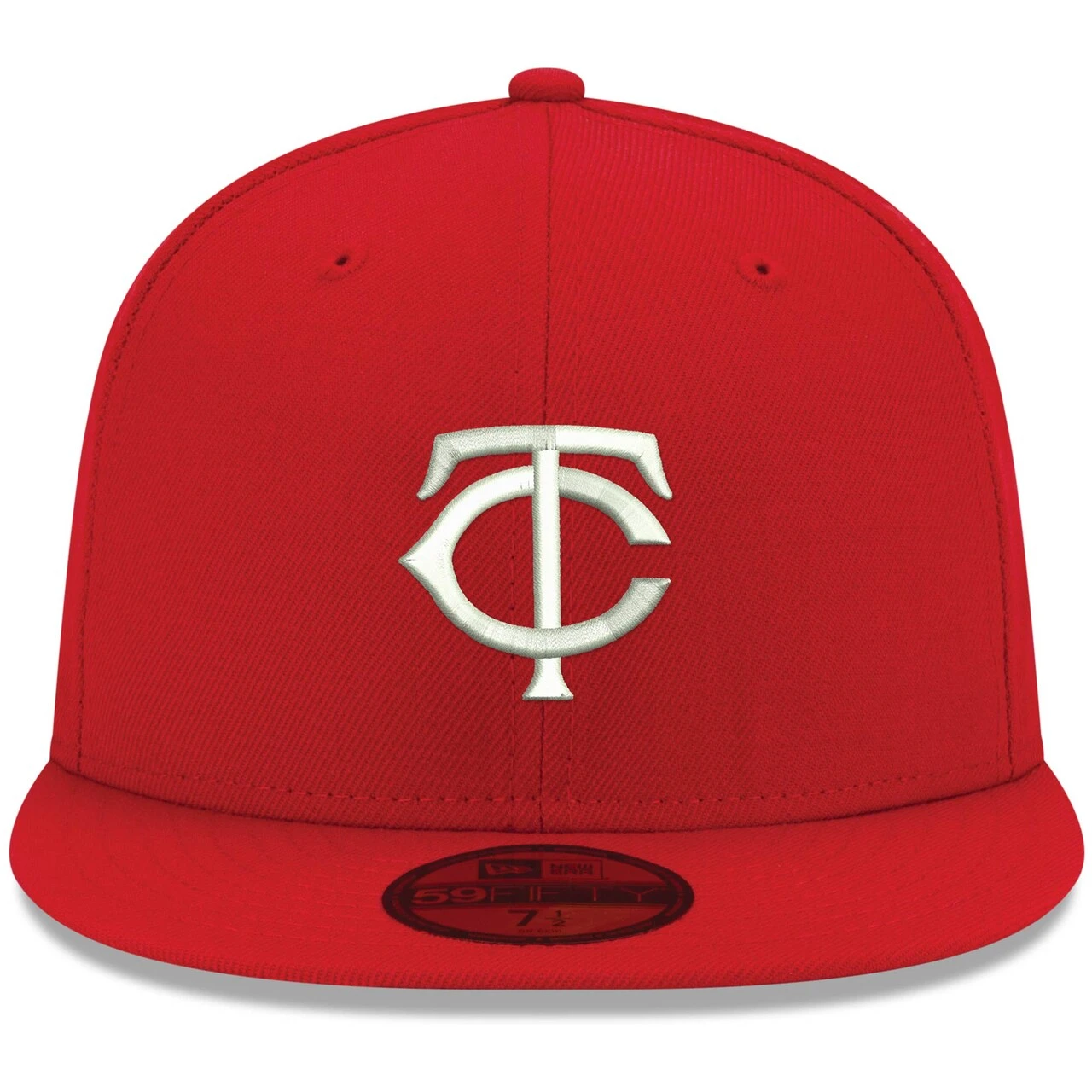 Men's Minnesota Twins New Era Red White Logo 59FIFTY Fitted Hat 4 Men's Minnesota Twins New Era Red White Logo 59FIFTY Fitted Hat - Image 2