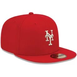 Men's New York Mets New Era Red White Logo 59FIFTY Fitted Hat -BigLeagueCaps Store mens new era red new york mets white logo 59fifty fitted hat pi4208000 altimages ff 4208749 a1b4e400f90dbff11031alt3 full