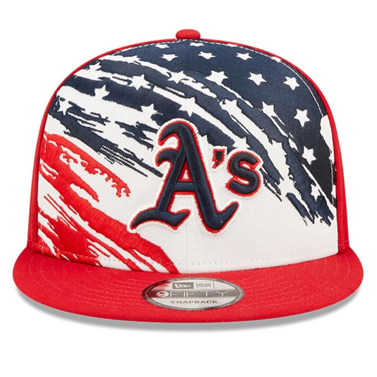 Men's Oakland Athletics New Era Red 2022 4th Of July 9FIFTY Snapback Adjustable Hat 4 Men's Oakland Athletics New Era Red 2022 4th Of July 9FIFTY Snapback Adjustable Hat - Image 2