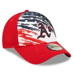 Men's Oakland Athletics New Era Red 2022 4th Of July 9FORTY Snapback Adjustable Hat -BigLeagueCaps Store mens new era red oakland athletics 2022 4th of july 9forty snapback adjustable hat pi4533000 altimages ff 4533108 fd3c9e746b25b27521fbalt3 full