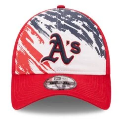 Men's Oakland Athletics New Era Red 2022 4th Of July 9TWENTY Adjustable Hat -BigLeagueCaps Store mens new era red oakland athletics 2022 4th of july 9twenty adjustable hat pi4533000 altimages ff 4533149 a28aae837a48445e29a0alt2 full
