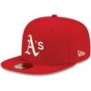 Men's Oakland Athletics New Era Red White Logo 59FIFTY Fitted Hat -BigLeagueCaps Store mens new era red oakland athletics white logo 59fifty fitted hat pi4208000 altimages ff 4208750 1f0b369a95ab0fb8fe7aalt1 full