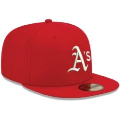Men's Oakland Athletics New Era Red White Logo 59FIFTY Fitted Hat -BigLeagueCaps Store mens new era red oakland athletics white logo 59fifty fitted hat pi4208000 altimages ff 4208750 1f0b369a95ab0fb8fe7aalt3 full