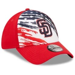 Men's San Diego Padres New Era Red 2022 4th Of July 39THIRTY Flex Hat -BigLeagueCaps Store mens new era red san diego padres 2022 4th of july 39thirty flex hat pi4532000 altimages ff 4532952 471998d656c4e0b46156alt3 full