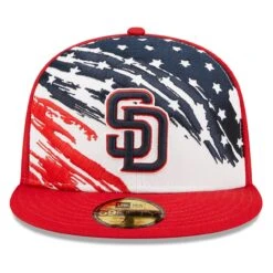 Men's San Diego Padres New Era Red 2022 4th Of July On-Field 59FIFTY Fitted Hat -BigLeagueCaps Store mens new era red san diego padres 2022 4th of july on field 59fifty fitted hat pi4533000 altimages ff 4533015 2d9185fc6c8b18d355b4alt2 full