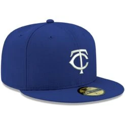 Men's Minnesota Twins New Era Royal White Logo 59FIFTY Fitted Hat -BigLeagueCaps Store mens new era royal minnesota twins white logo 59fifty fitted hat pi4208000 altimages ff 4208734 55ad65cddb4d9b68b341alt3 full