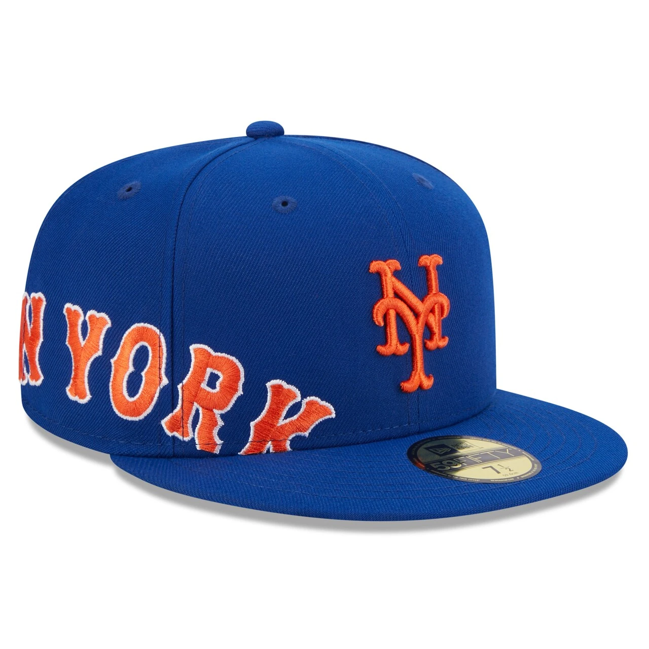 Men's New York Mets New Era Royal Arch 59FIFTY Fitted Hat 3 Men's New York Mets New Era Royal Arch 59FIFTY Fitted Hat