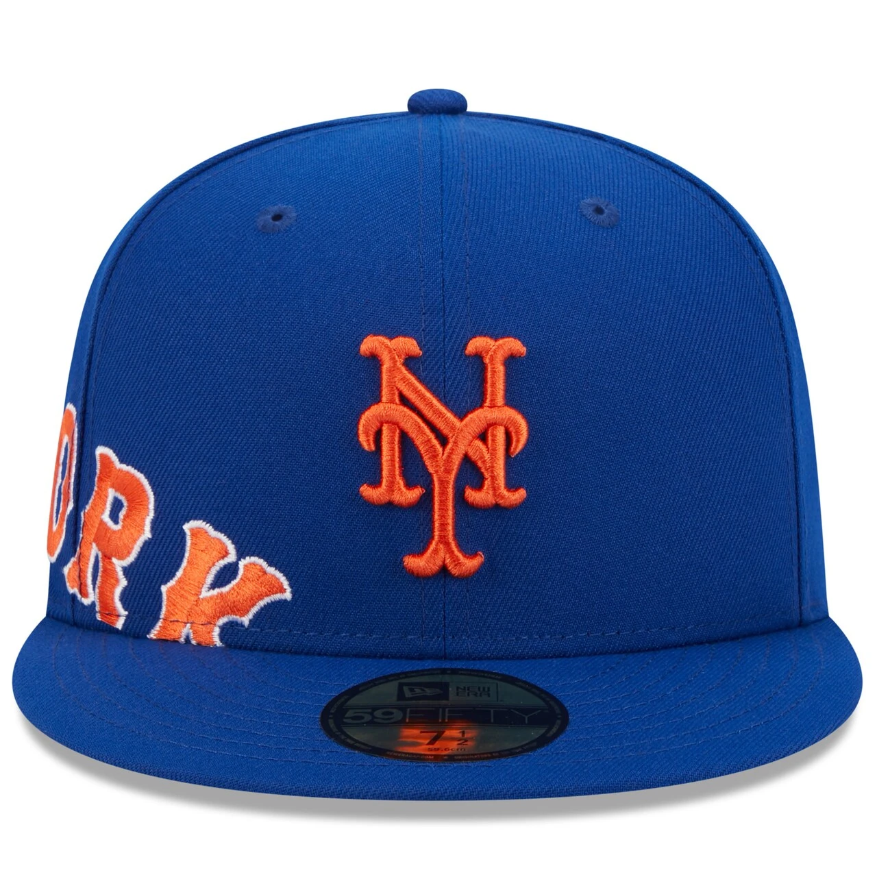 Men's New York Mets New Era Royal Arch 59FIFTY Fitted Hat 4 Men's New York Mets New Era Royal Arch 59FIFTY Fitted Hat - Image 2