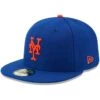 Men's New York Mets New Era Royal Authentic Collection On Field 59FIFTY Fitted Hat -BigLeagueCaps Store mens new era royal new york mets authentic collection on field 59fifty fitted hat pi2659000 altimages ff 2659212alt1 full