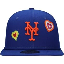 Men's New York Mets New Era Royal Chain Stitch Heart 59FIFTY Fitted Hat -BigLeagueCaps Store mens new era royal new york mets chain stitch heart 59fifty fitted hat ss5 p 4688214pv 2u 14fvl5uz9rdskfoth6jfv miqzlviycnftyvyf3uph