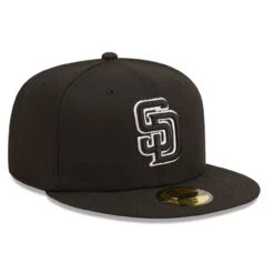 Men's San Diego Padres New Era Black On Black Dub 59FIFTY Fitted Hat -BigLeagueCaps Store mens new era san diego padres black on black dub 59fifty fitted hat ss5 p 4799931pv 3u 3klpx0vxgyso4md0f2ikv xk1e59pmfrvhom2z8rdw