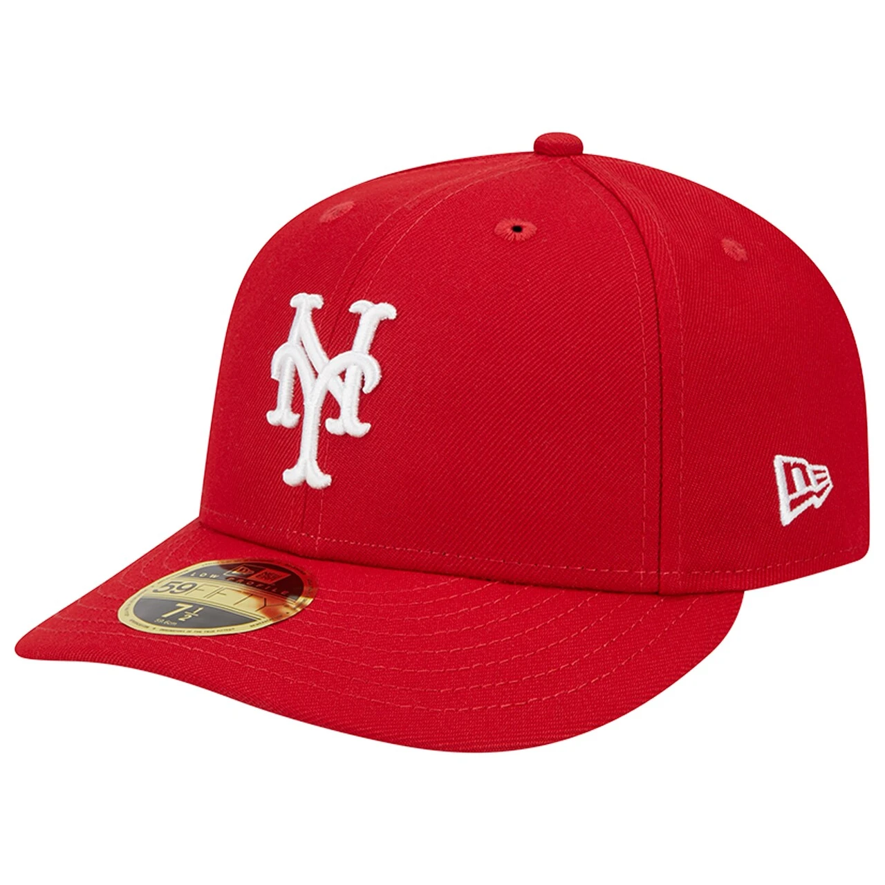 Men's New York Mets New Era Scarlet Low Profile 59FIFTY Fitted Hat 3 Men's New York Mets New Era Scarlet Low Profile 59FIFTY Fitted Hat
