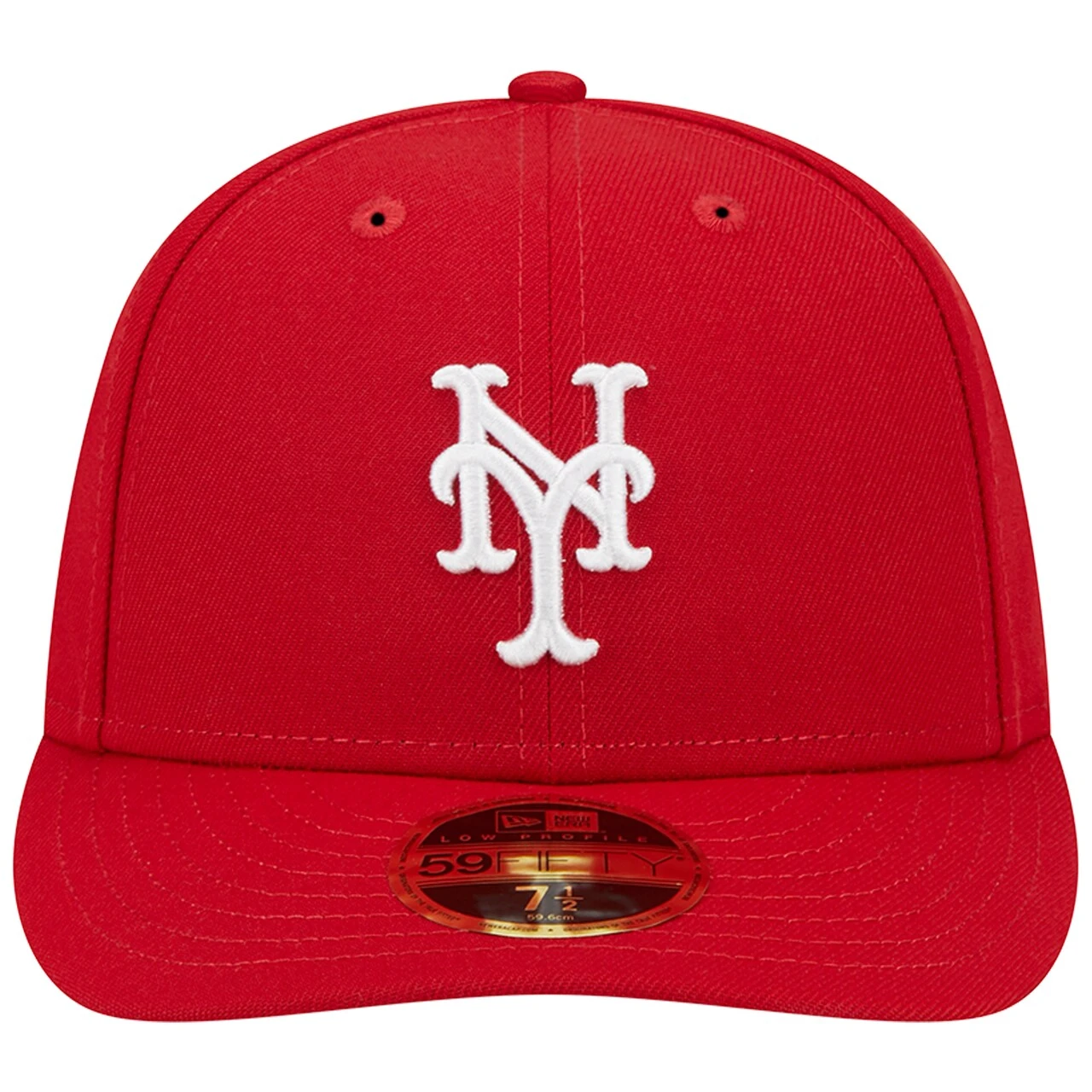 Men's New York Mets New Era Scarlet Low Profile 59FIFTY Fitted Hat 4 Men's New York Mets New Era Scarlet Low Profile 59FIFTY Fitted Hat - Image 2