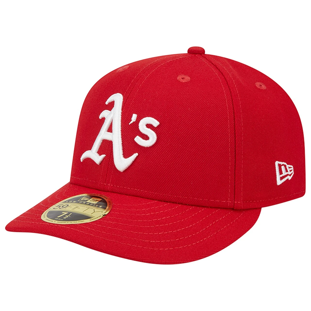 Men's Oakland Athletics New Era Scarlet Low Profile 59FIFTY Fitted Hat 3 Men's Oakland Athletics New Era Scarlet Low Profile 59FIFTY Fitted Hat