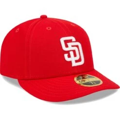 Men's San Diego Padres New Era Scarlet Low Profile 59FIFTY Fitted Hat -BigLeagueCaps Store mens new era scarlet san diego padres low profile 59fifty fitted hat ss5 p 200023027pv 3u b19ap6w1rom6csskuux2v bfepakf9qw0vbcm8bbln
