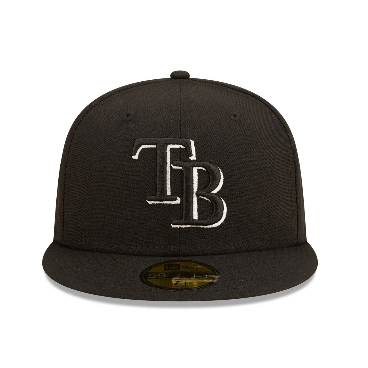 Men's Tampa Bay Rays New Era Black On Black Dub 59FIFTY Fitted Hat 4 Men's Tampa Bay Rays New Era Black On Black Dub 59FIFTY Fitted Hat - Image 2
