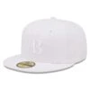 Men's Tampa Bay Rays New Era White On White 59FIFTY Fitted Hat -BigLeagueCaps Store mens new era tampa bay rays white on white 59fifty fitted hat pi4731000 altimages ff 4731079 277e95635ff65023a51falt1 full