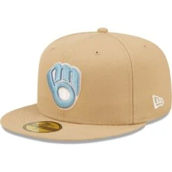 Men's Milwaukee Brewers New Era Tan 2002 MLB All-Star Game Sky Blue Undervisor 59FIFTY Fitted Hat -BigLeagueCaps Store mens new era tan milwaukee brewers 2002 mlb all star game sky blue undervisor 59fifty fitted hat ss5 p 4734526pv 3u 8tbjwgbjhpf60akwerdrv oulqqsskrikpacsbzlnx