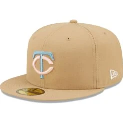 Men's Minnesota Twins New Era Tan 50th Season Sky Blue Undervisor 59FIFTY Fitted Hat -BigLeagueCaps Store mens new era tan minnesota twins 50th season sky blue undervisor 59fifty fitted hat ss5 p 4734527pv 3u mqabe8tvdujstpd8jgxov awvortirnn79xcaznaeq
