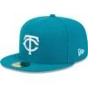 Men's Minnesota Twins New Era Turquoise 59FIFTY Fitted Hat 1 Men's Minnesota Twins New Era Turquoise 59FIFTY Fitted Hat -BigLeagueCaps Store mens new era turquoise minnesota twins 59fifty fitted hat ss5 p 4919290pv 1u htuokyeq34jdyjbr3hnjv e6tfx80jpay0hg2zg7rd