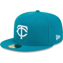 Men's Minnesota Twins New Era Turquoise 59FIFTY Fitted Hat
