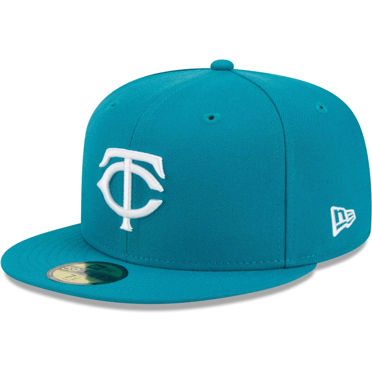 Men's Minnesota Twins New Era Turquoise 59FIFTY Fitted Hat 3 Men's Minnesota Twins New Era Turquoise 59FIFTY Fitted Hat