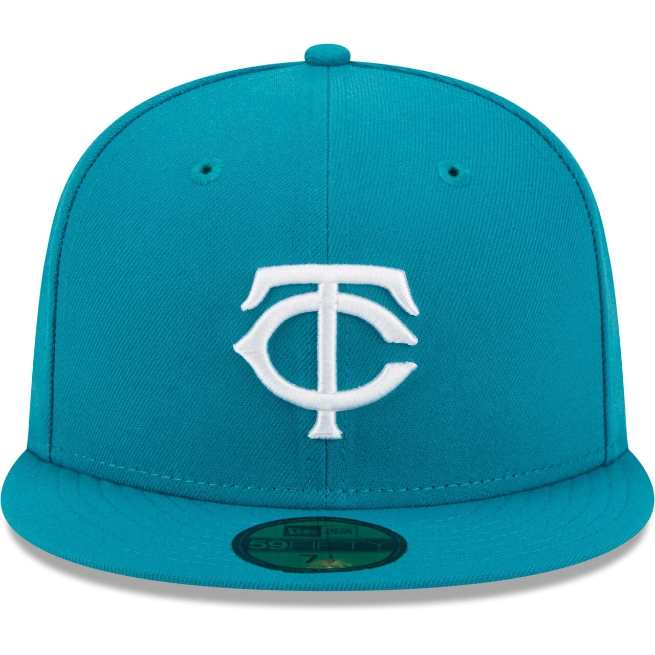 Men's Minnesota Twins New Era Turquoise 59FIFTY Fitted Hat 4 Men's Minnesota Twins New Era Turquoise 59FIFTY Fitted Hat - Image 2
