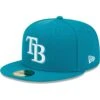 Men's Tampa Bay Rays New Era Turquoise 59FIFTY Fitted Hat -BigLeagueCaps Store mens new era turquoise tampa bay rays 59fifty fitted hat ss5 p 4919296pv 1u dxpoh04y3pbl7ctopwx9v blzazhmmdwgdxxpjtboz