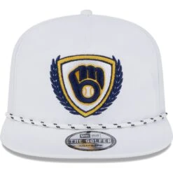 Men's Milwaukee Brewers New Era White Golfer Tee 9FIFTY Snapback Hat -BigLeagueCaps Store mens new era white milwaukee brewers golfer tee 9fifty snapback hat ss5 p 5001442pv 2u 8ypya3qtth1fiwz1dkz4v unys0xsidbaihfpxpggh