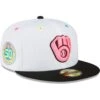 Men's Milwaukee Brewers New Era White Neon Eye 59FIFTY Fitted Hat -BigLeagueCaps Store mens new era white milwaukee brewers neon eye 59fifty fitted hat ss5 p 4640841pv 1u et6gmdotcijpvue21ksmv okmsrm8k9wjbxugly3de
