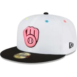 Men's Milwaukee Brewers New Era White Neon Eye 59FIFTY Fitted Hat -BigLeagueCaps Store mens new era white milwaukee brewers neon eye 59fifty fitted hat ss5 p 4640841pv 3u et6gmdotcijpvue21ksmv vqmaeseqqyicdsllbaj7