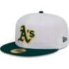 Men's Oakland Athletics New Era White Optic 59FIFTY Fitted Hat -BigLeagueCaps Store mens new era white oakland athletics optic 59fifty fitted hat ss5 p 200023155pv 1u flrcekzx37fbflnxhvdqv suisbs6dykj0cqangkae