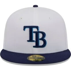Men's Tampa Bay Rays New Era White Optic 59FIFTY Fitted Hat -BigLeagueCaps Store mens new era white tampa bay rays optic 59fifty fitted hat ss5 p 200023166pv 2u zv8irovzostpbqvonlhyv lrmhs4gtrocoubbpiypq