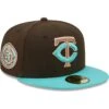 Men's Minnesota Twins New Era Brown/Mint Walnut Mint 59FIFTY Fitted Hat -BigLeagueCaps Store mint minnesota twins walnut mint 59fifty fitted hat ss5 p 4937140pv 1u zni2y5ib7bquknhcjc0wv vwa3snratkckcdojx126