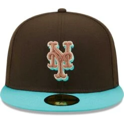 Men's New York Mets New Era Brown/Mint Walnut Mint 59FIFTY Fitted Hat -BigLeagueCaps Store mint new york mets walnut mint 59fifty fitted hat ss5 p 4937141pv 2u u4uhzntdrs15lovmydyrv b0tzfr4ktfm3mkhn1zd4