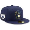 Men's Milwaukee Brewers New Era Gold/Navy 2023 Jackie Robinson Day 59FIFTY Fitted Hat -BigLeagueCaps Store navy milwaukee brewers 2023 jackie robinson day 59fifty fitted hat ss5 p 5045984pv 1u wffvd9ccafp0nafojoh5v 2nka9bsdmnb9qkc5st8i