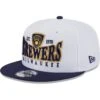 Men's Milwaukee Brewers New Era White/Navy Crest 9FIFTY Snapback Hat -BigLeagueCaps Store navy milwaukee brewers crest 9fifty snapback hat ss5 p 5001316pv 1u 0tpoiabwpuhnyszplaqpv 0rbauuwd83l9sgwabz0q