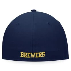 Men's Milwaukee Brewers Fanatics Branded White/Navy Iconic Color Blocked Fitted Hat -BigLeagueCaps Store navy milwaukee brewers iconic color blocked fitted hat ss5 p 4499330pv 4u qyfvatxabyrp2eytsvipv vgldewbyqejmcvu3qsbg