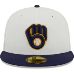 Men's Milwaukee Brewers New Era Stone/Navy Retro 59FIFTY Fitted Hat -BigLeagueCaps Store navy milwaukee brewers retro 59fifty fitted hat ss5 p 4999759pv 2u raliffqyoixrsx7dri9gv a3pi3kzcgtdzvqwmuu5g