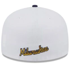 Men's Milwaukee Brewers New Era White/Navy State 59FIFTY Fitted Hat -BigLeagueCaps Store navy milwaukee brewers state 59fifty fitted hat ss5 p 4998606pv 4u cucraia71qykvdspl4uiv mfubk3pftspkm30yn0l4