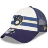 Men's Milwaukee Brewers New Era White/Navy Team Stripe Trucker 9FORTY Snapback Hat -BigLeagueCaps Store navy milwaukee brewers team stripe trucker 9forty snapback hat ss5 p 5002655pv 1u kzz95azbn6b4ogzwbzfvv 6cammornqktsd5dsnwrl