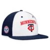Men's Minnesota Twins Fanatics Branded White/Navy Iconic Color Blocked Fitted Hat -BigLeagueCaps Store navy minnesota twins iconic color blocked fitted hat ss5 p 4499328pv 1u cu4e4zq6twl1vniuv5hxv wadprnvrvsy1cypw773r
