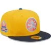 Men's Oakland Athletics New Era Gold/Navy 40th Anniversary Azure Undervisor 59FIFTY Fitted Hat -BigLeagueCaps Store navy oakland athletics 40th anniversary azure undervisor 59fifty fitted hat pi4693000 altimages ff 4693957 f745615c25dc94236717alt1 full